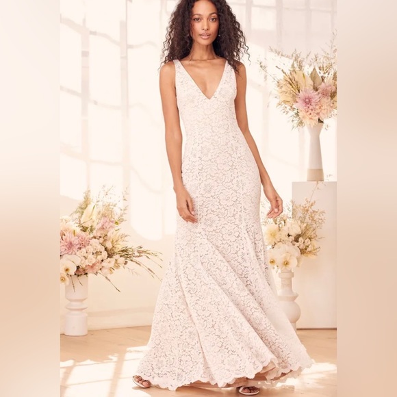 Lulus Dresses Lulus Wedding Dress Poshmark